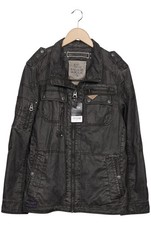 Nagano Jacke Herren Anorak Jacket Kurzmantel Gr. XL Baumwolle Grau #lwje3f1