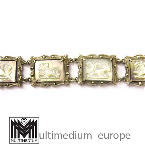 Jugendstil armband perlmutt - jugendstil,