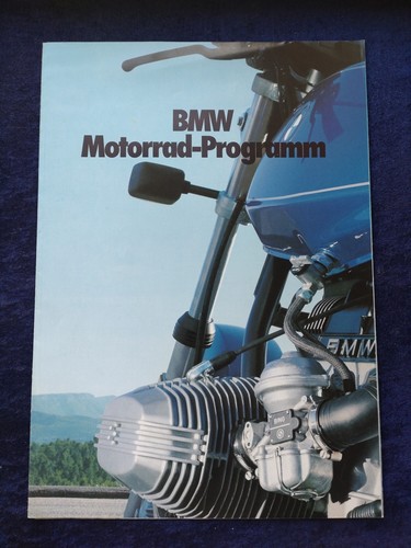 Bmw motorrad programm 1981 - programm,