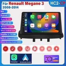 Für Renault Megane III 3 2008-2014 Android13 Autoradio CarPlay Navi GPS RDS QLED