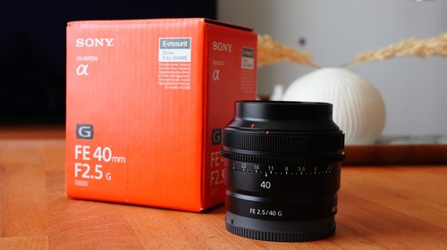 Sony 40mm 5 - 40mm, g