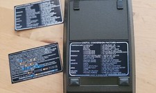 Back Label für HP 35 / 45 / 55 / 65 / 67 Hewlett Packard Taschenrechner