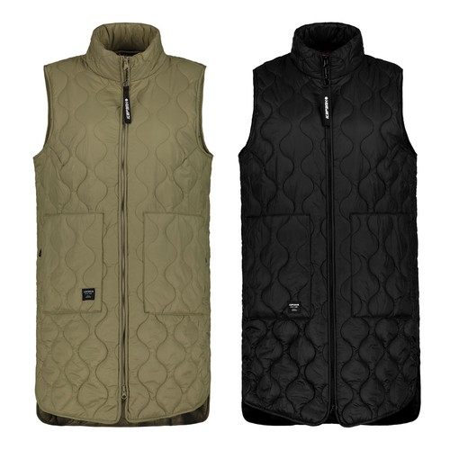 Icepeak damen lange weste - lange,