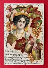 Litho AK 1901 Frauen Schönheit Porträt  ( 140771