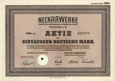 Neckarwerke 1957 Eßlingen