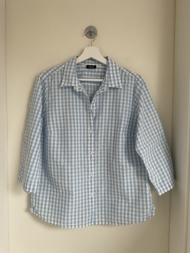 Walbusch damen bluse blau - 40,