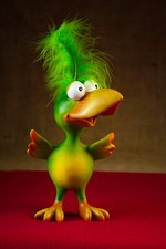 Große Dekofigur Vogel