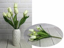 Tulpenstrauß 9 fach weiß 44
