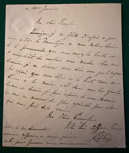 Antiker königlich signierter
