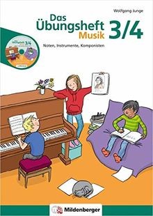 Das übungsheft musik 4 - musik, 3/4