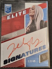 2023 Panini Donruss Elite WWE - Elite Signatures Zelina Vega #ES-ZVG Red /49