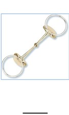 Stübben Trense, Golden Wings, einfach gebrochen, 14,5 cm, 14 mm