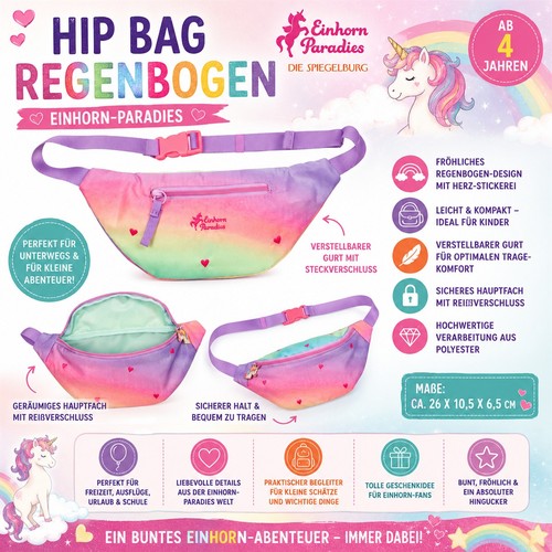 Hip bag regenbogen - bag, einhorn