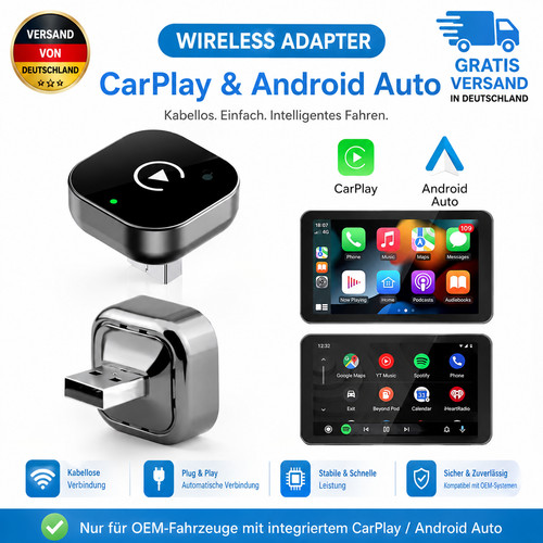 2in1 wireless carplay adapter - 2in1,