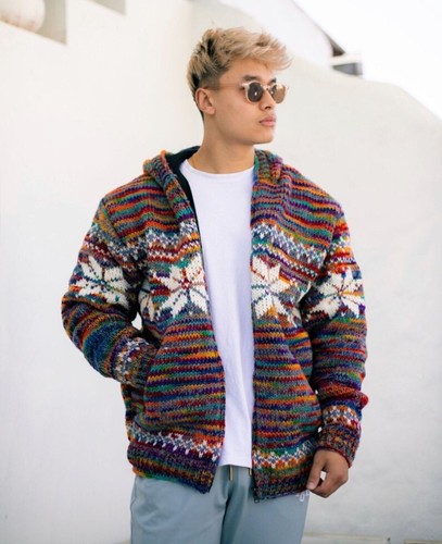 Warme hippie jacke doppelt - warme,