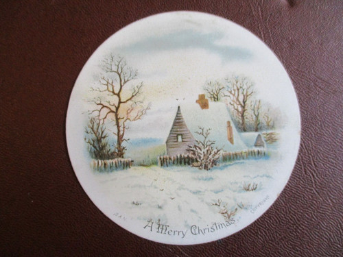 Antike weihnachtsgrußkarte - antike,