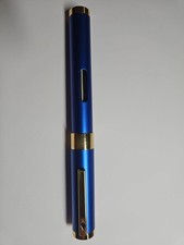 Diplomat Nexus, Füllfederhalter,  Feder M, 14 Karat,  Blau Gold Neu