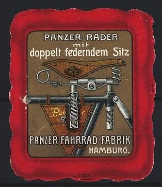 Reklamemarke hamburg - reklamemarke,