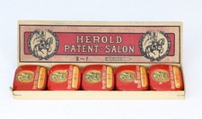 5x NADELDOSE "Herold II=f"   á ca. 180 Nadeln +Box - Needle-tin, Grammophon D276