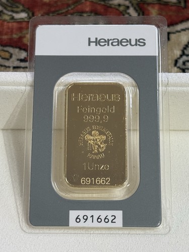 Heraeus goldbarren unze - heraeus,