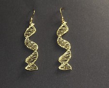 Ohrhänger vergoldet gewellt antiallergisch Modeschmuck !