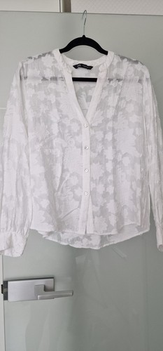Zara tunika bluse weiß - zara, gr