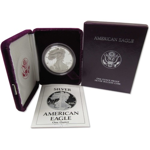 1989 american silver eagle - american,
