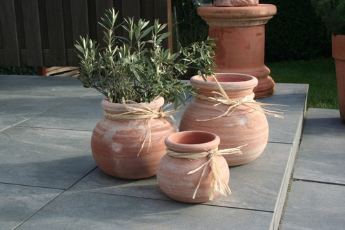 Terracotta amphore - terracotta,