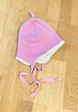 Hess Natur Mädchen Mütze Bio Schurwolle mit Bio Frottee gefüttert Rosa 54