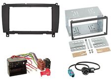 Einbauset Doppel DIN Autoradio für Mercedes CLK C209 A209 04-10