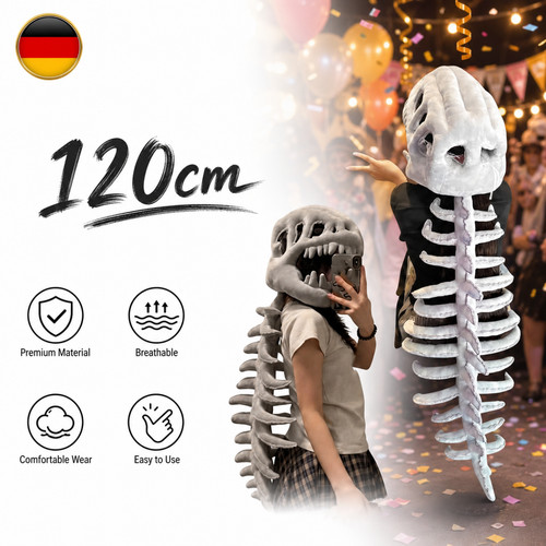 Dinosaurier skelett kostüm - dinosaurier,