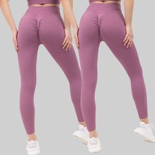 Scrunch Leggings Damen 2er Set