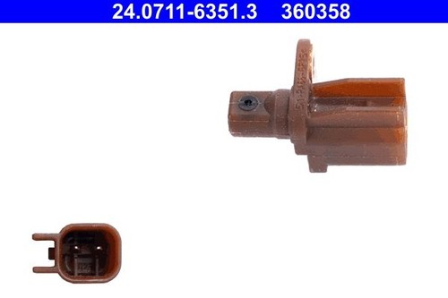 Ate sensor radrehzahl hinten - radrehzahl,