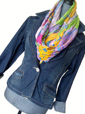 Jeansjacke Damen 38 Mädchen moderner Blazer BlendShe Street Style Mode Winter Fr