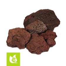 Lava rot/braun Gabionensteine, 150/300mm, Sackware