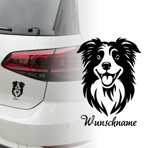 Border collie auto aufkleber - collie,