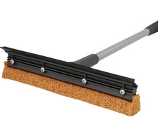 Nigrin Scheibenreiniger 240 x 410 mm mit Abziehlippe und Gummischwamm grau