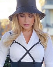 DIOR Bucket Hat Fischer Hut Schleier Oblique Full Set