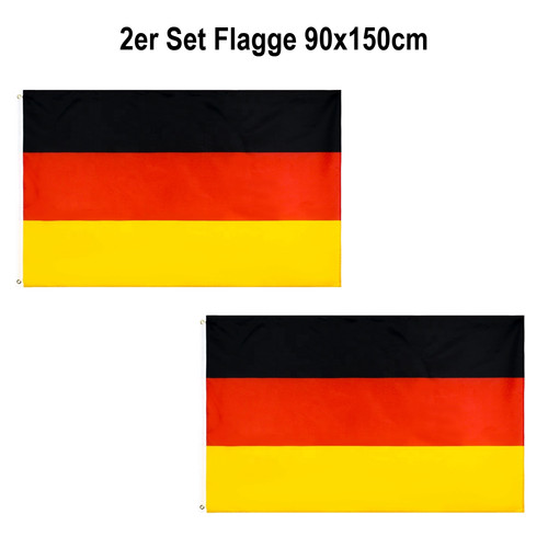 Deutschland fahne ca - 2x,