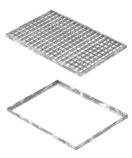 Gitterrost verzinkt 30x30 - gitterrost,