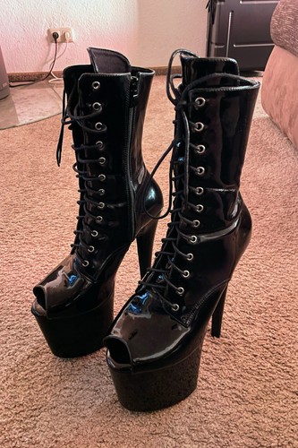 Pleaser plateau stiefeletten - pleaser,
