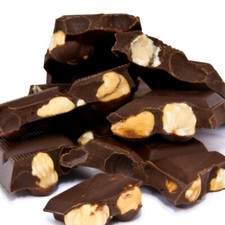 Bio Zartbitter Haselnuss Schokolade 1 kg | Bruchschokolade | plastikfrei