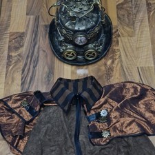Kostüm SET Steampunk 3 Teilig Gebraucht Herren Größe 50