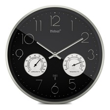 Funk-Wanduhr - schwarz -