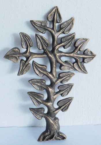 Bronze relief baum - relief, lebensbaum