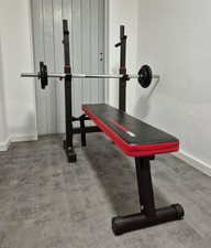 Hansson Sports Hantelbank inkl. Langhantel / Gewichten