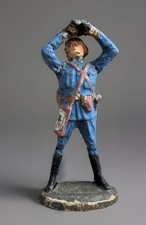 Elastolin Offizier Fernglas