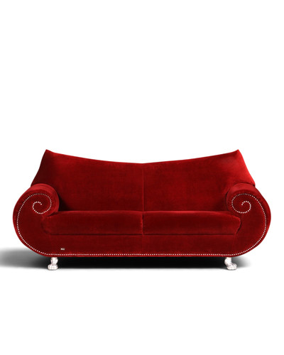 Bretz gaudi rotes samtsofa - bretz,