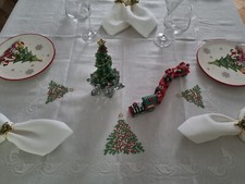Weihnachtstischdecke aus