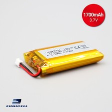 LiPo 3,7V Akku 1700mAh 6,29Wh 103048 Lithium Polymer mit Stecker ZH 1.5mm 2-PIN
